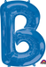 34-Inch Blue Letter B Balloon