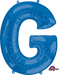 Blue Letter G Balloon, 32 Inch