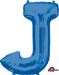 Blue Letter J Balloon, 33 Inch