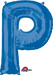 Blue Letter P Balloon, 32 Inch