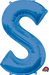 35-Inch Blue Letter S Balloon