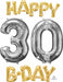 HAPPY "30" BDAY CI: BUNCH GD/SR P75 PKG