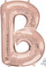 16-Inch Rose Gold Letter B Balloon