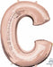 16 Inch Rose Gold Letter C Balloon