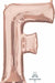 16-Inch Rose Gold Letter F Balloon