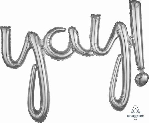 Silver YAY! Script Phrase Balloon
