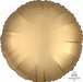 18" Gold Satin Luxe Round Foil Balloon