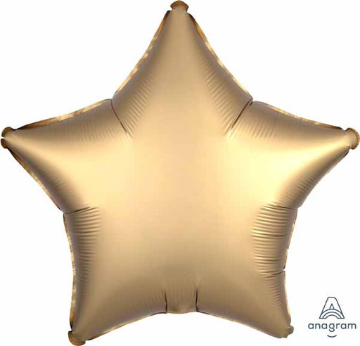 19" SatinLuxe Gold Sateen Star Foil Balloon