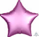 19-Inch Flamingo Pink Satin Luxe Star Foil Balloon