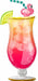 Let's Flamingle Drink Shaped Foil Balloon, 41 Inch