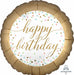 Pastel Confetti Birthday 18 Inch Round Foil Balloon