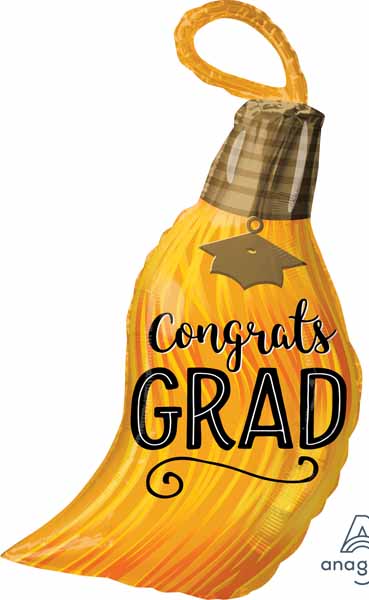 Congrats Grad Tassel 18" Foil Balloon