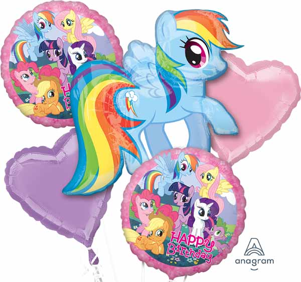 My Little Pony Friendship Adventures Foil Balloon Bouquet