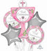 Communion Day Girl Foil Balloon Bouquet