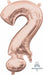 Rose Gold Question Mark Balloon, 16 Inch
