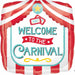 Carnival 18-Inch Square Foil Balloon