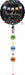 Holographic Birthday Banner Drop-A-Line Foil Balloon