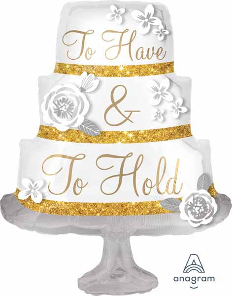 TO HAVE & HOLD CAKE 28" SHAPE P35 FLAT