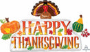 36-Inch Thanksgiving Banner Shaped Foil Balloon