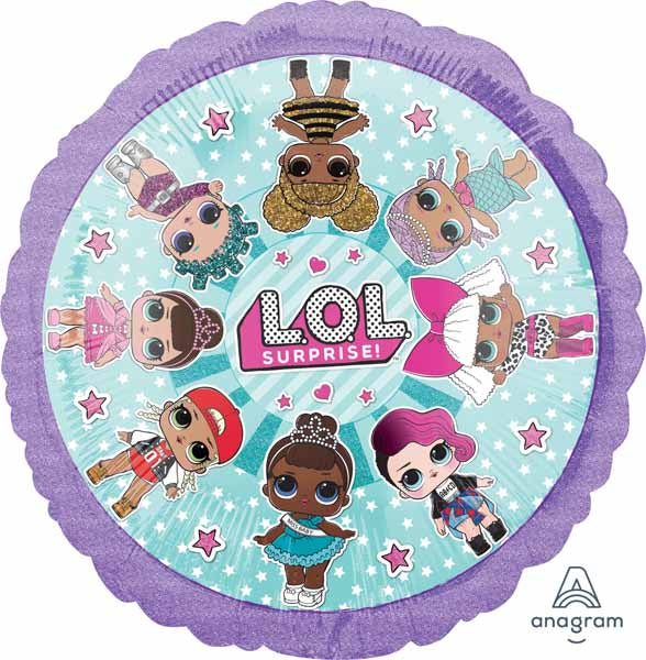 L.O.L. Surprise! 18-Inch Round Foil Balloon