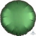 Emerald Green Satin Luxe 18 Inch Round Foil Balloon