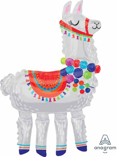 Llama AirWalker Foil Balloon, 58 Inch