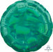 Iridescent Green Round Foil Balloon, 18 Inch