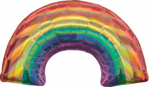 34-Inch Iridescent Rainbow Foil Balloon