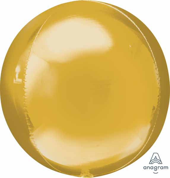 Jumbo Gold Orbz 21-Inch Foil Balloon