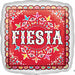 Papel Picado Fiesta 18" Square Foil Balloon