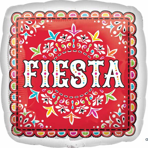 Papel Picado 18-Inch Square Foil Balloon