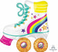 30-Inch Roller Skate Shaped Foil Balloon