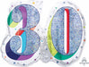 HERES TO U BDAY #30 26" SHAPE P40 PKG