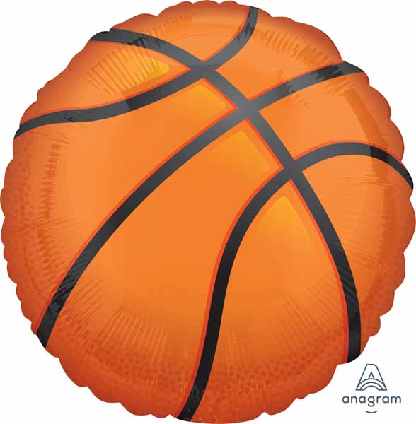Nothin' But Net Jumbo Basketball Foil Balloon