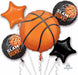 Nothin' But Net Basketball Foil Balloon Bouquet