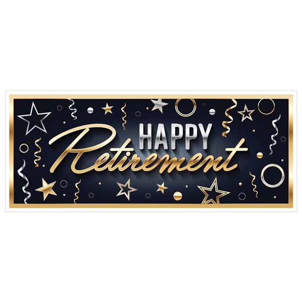 Oversized All Weather Retirement Banner