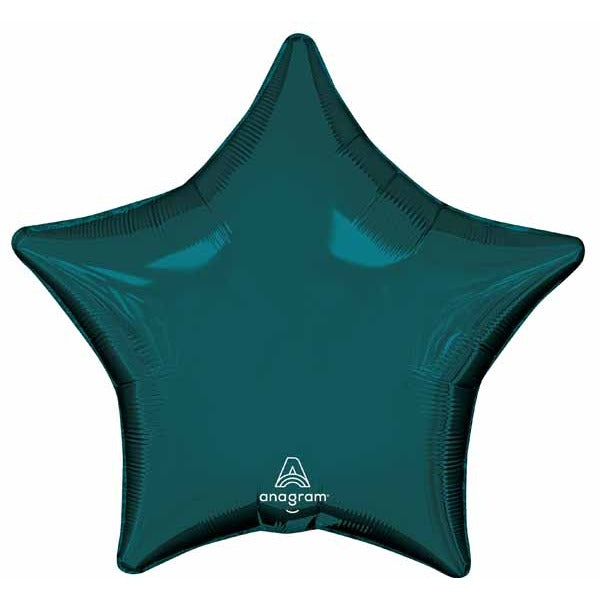 Aquamarine 19" Star Foil Balloon