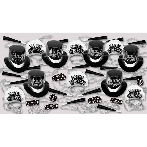 Grand New Year's Eve Party Kit for 50 Guests