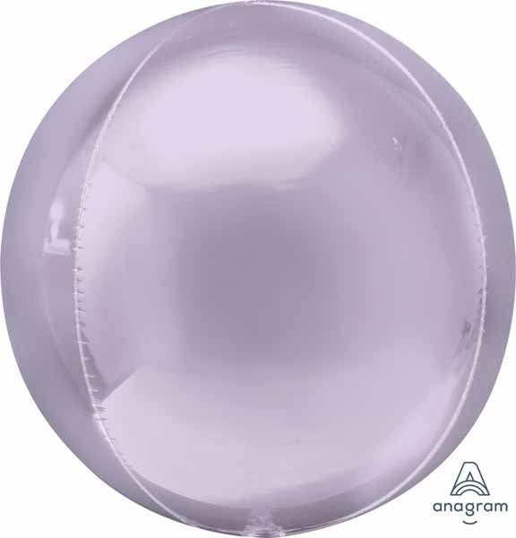 Pastel Lilac Orbz Foil Balloon, 16 Inch