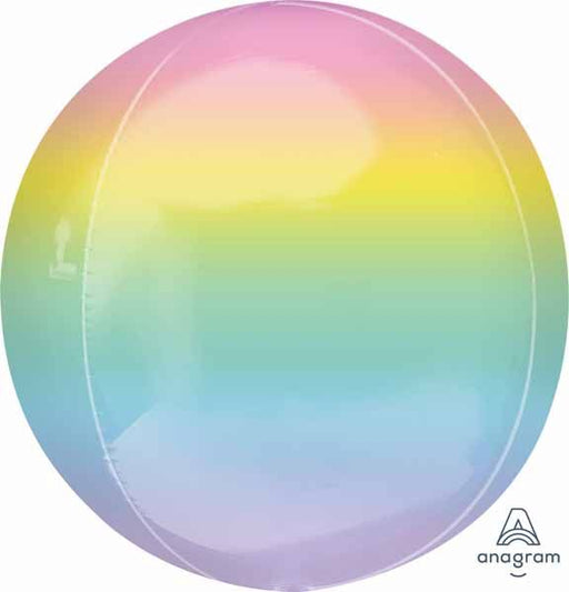 Pastel Ombre Orbz Foil Balloon