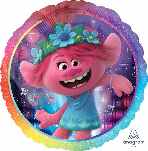 Trolls World Tour 18-Inch Round Foil Balloon