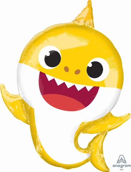 Baby Shark Shaped Foil Balloon