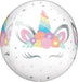 Unicorn Party Orbz Foil Balloon