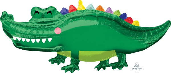 Happy Gator 42" Alligator-Shaped Foil Balloon