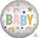 Natural Baby 18" Round Foil Balloon