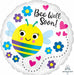 Bee Well Soon 18-Inch Round Foil Balloon