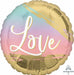 Sunset Love 18-Inch Round Foil Balloon