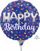 Happy Birthday Balloon Letters 9-Inch Round Foil Balloon