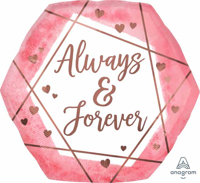 Always & Forever 23" Foil Balloon