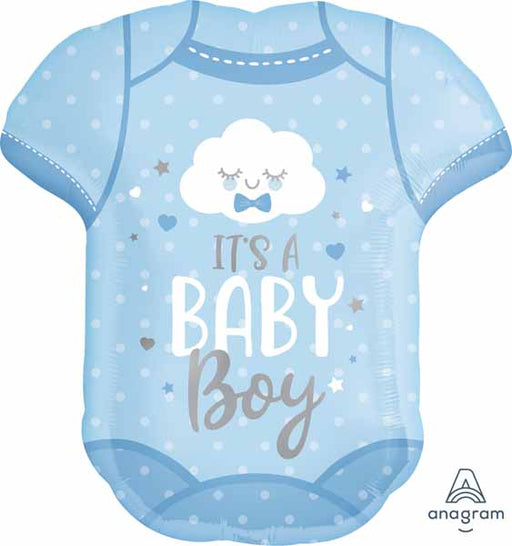 Baby Boy Onesie 24-Inch Foil Balloon
